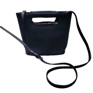 MMS Black Mini Crossbody Handbag